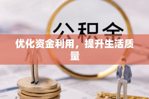 硚口优化资金利用，提升生活质量