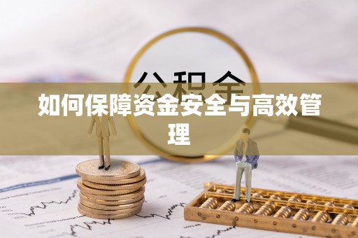 硚口如何保障资金安全与高效管理