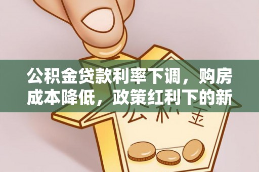 硚口公积金贷款利率下调，购房成本降低，政策红利下的新机遇