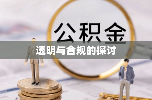硚口透明与合规的探讨