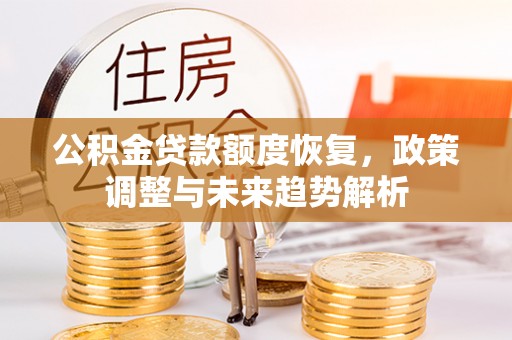 硚口公积金贷款额度恢复，政策调整与未来趋势解析