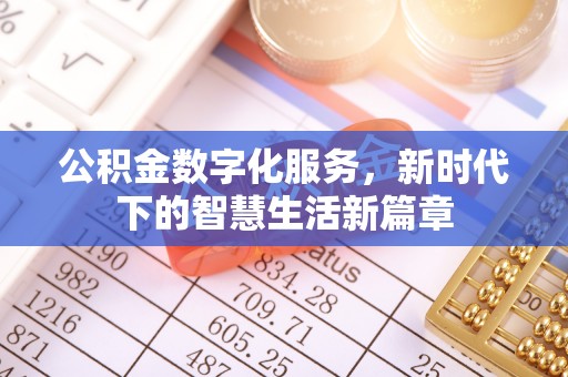 硚口公积金数字化服务，新时代下的智慧生活新篇章