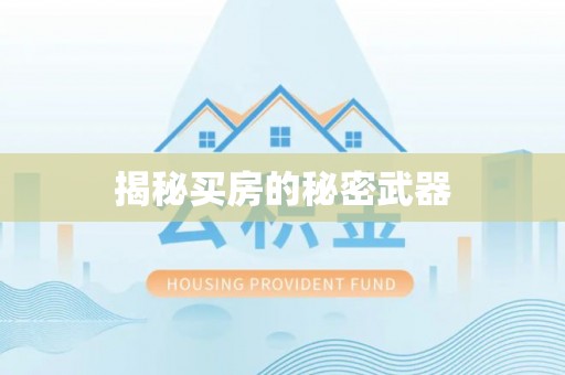 硚口揭秘买房的秘密武器