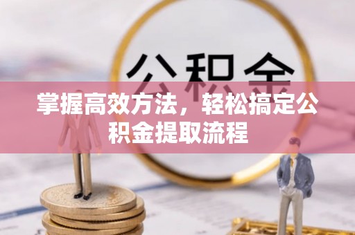 硚口掌握高效方法，轻松搞定公积金提取流程