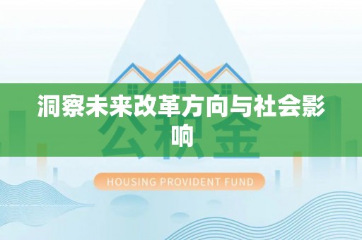 硚口洞察未来改革方向与社会影响