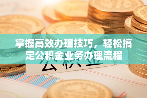 硚口掌握高效办理技巧，轻松搞定公积金业务办理流程