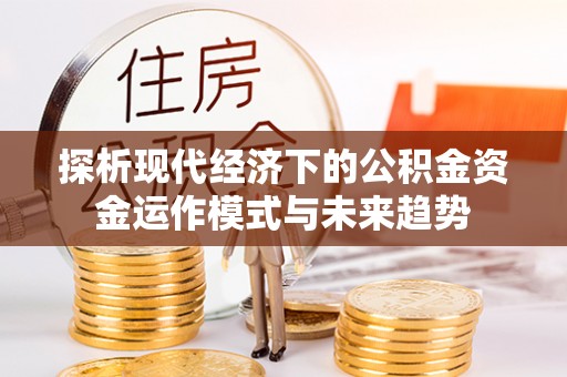 硚口探析现代经济下的公积金资金运作模式与未来趋势